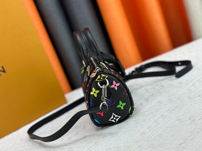 1:1 Lv Black Tricolor Nano Speedy