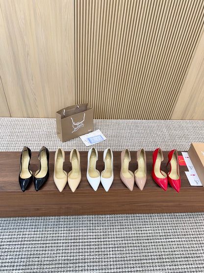 1:1 Christian Louboutin Black Side cut