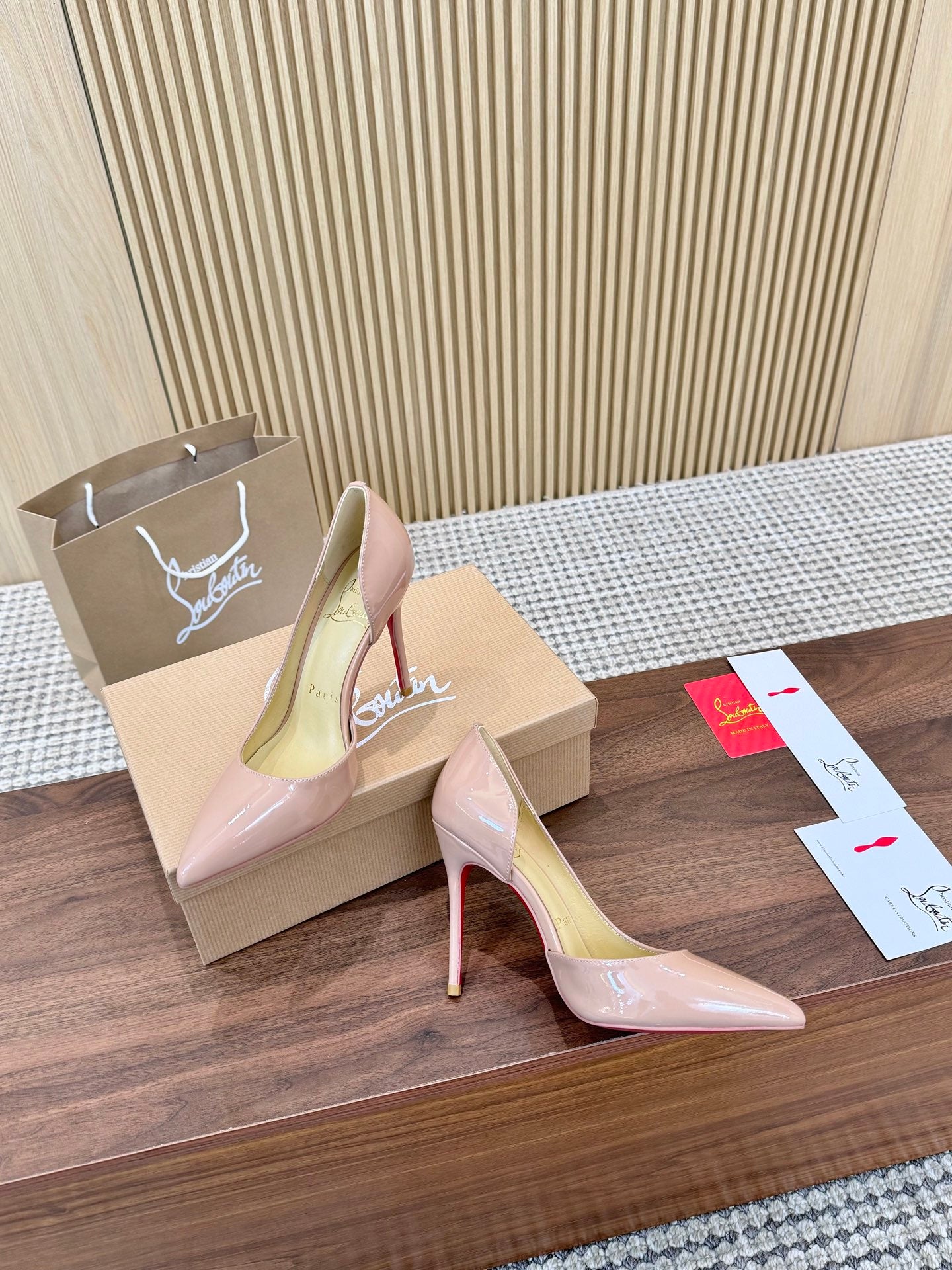 1:1 Christian Louboutin Rose Side cut
