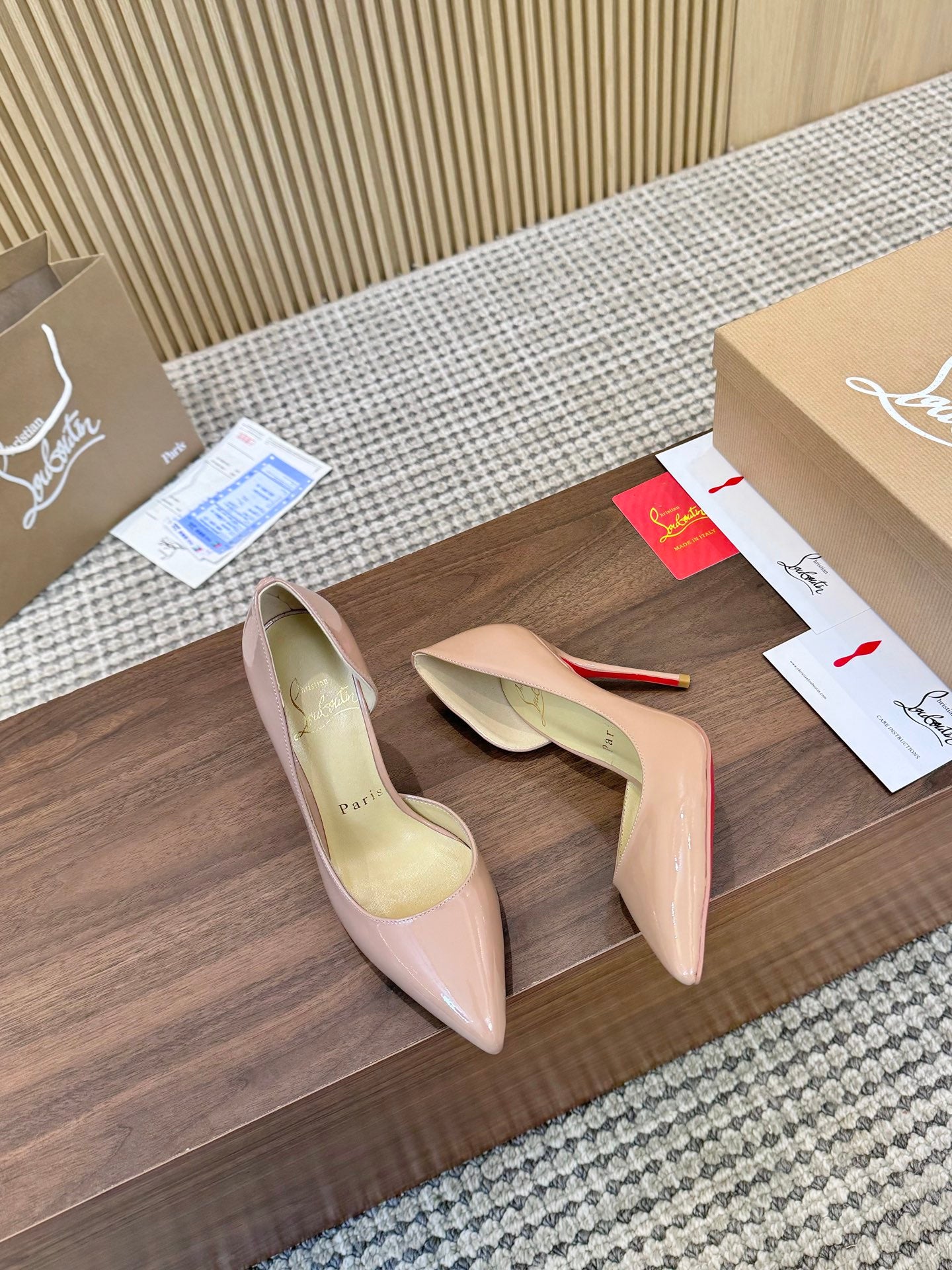 1:1 Christian Louboutin Rose Side cut