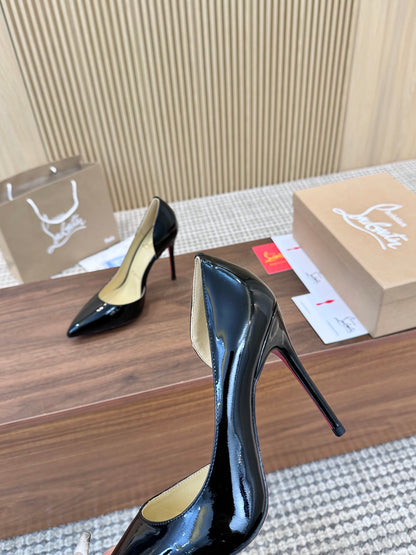 1:1 Christian Louboutin Black Side cut