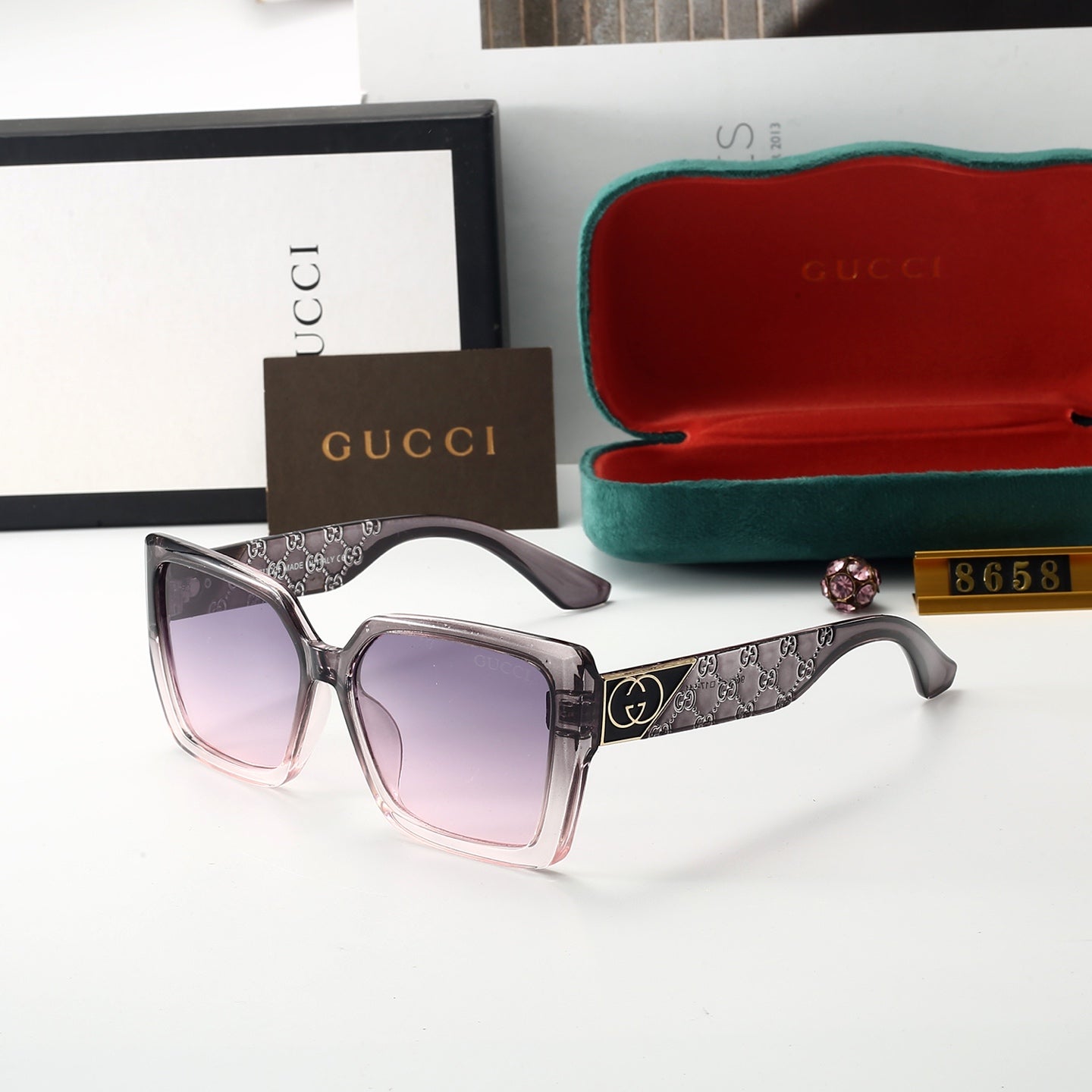 GUCCI Women's Sunglasses TR90 Frame, Model 8658
