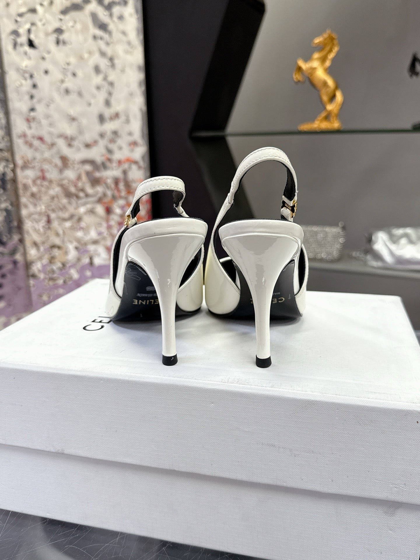 1:1 Celine Arc de Triomphe high heels