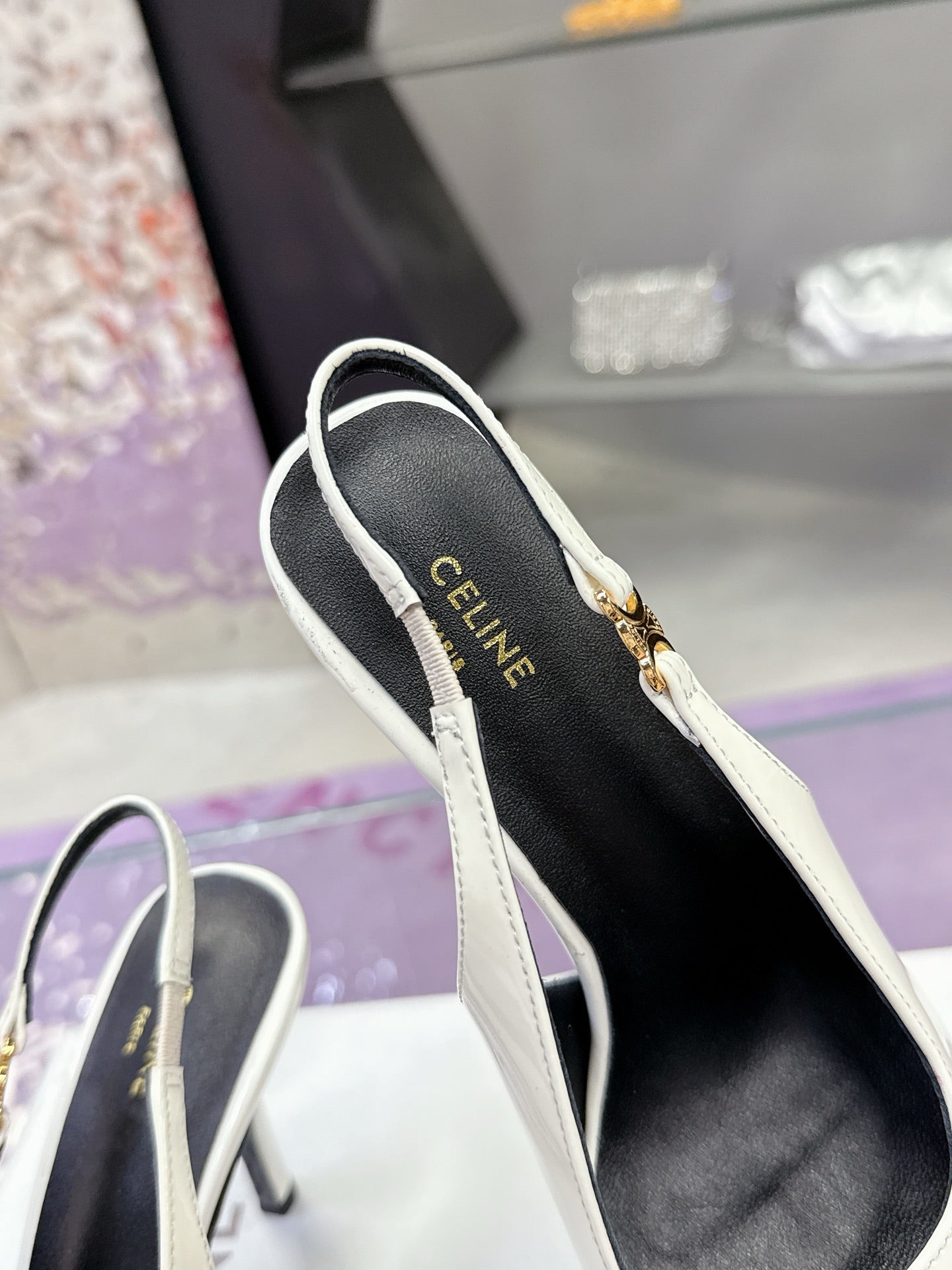 1:1 Celine Arc de Triomphe high heels