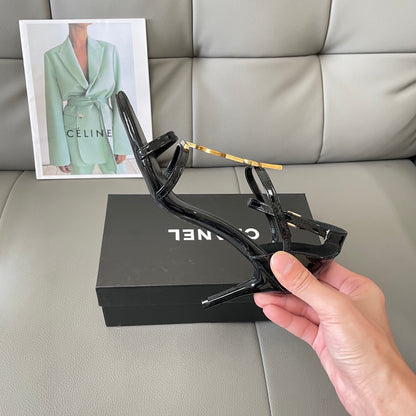 1:1 YSL Letter buckle sandals