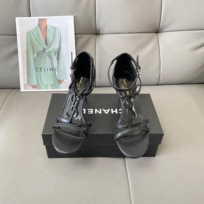 1:1 YSL Letter buckle sandals