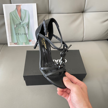 1:1 YSL Letter buckle sandals
