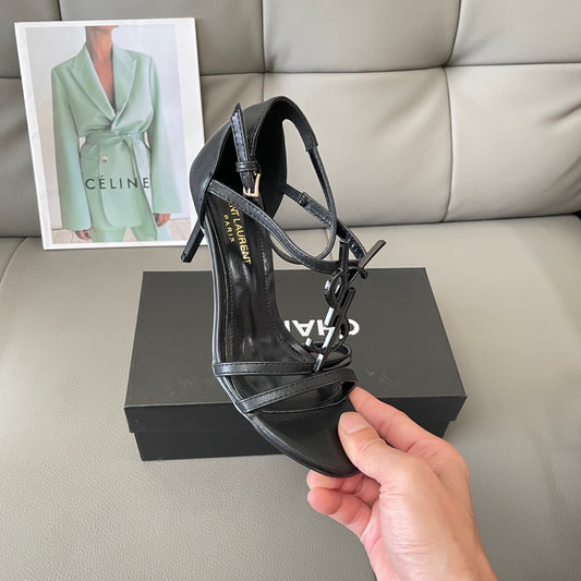 1:1 YSL Letter buckle sandals