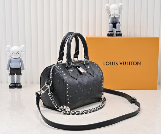 Original quality Black Monogram Speedy Pillow 20