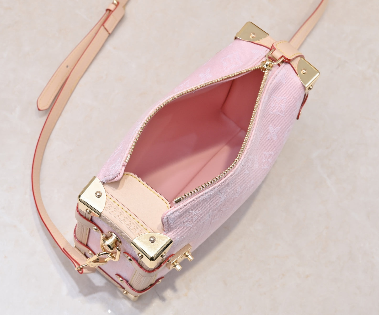 Original quality Pink denim Side Trunk PM