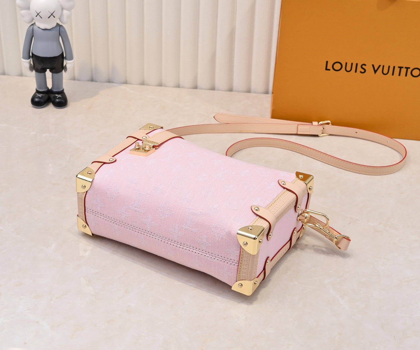 Original quality Pink denim Side Trunk PM