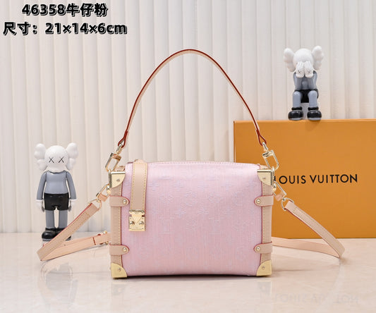 Original quality Pink denim Side Trunk PM