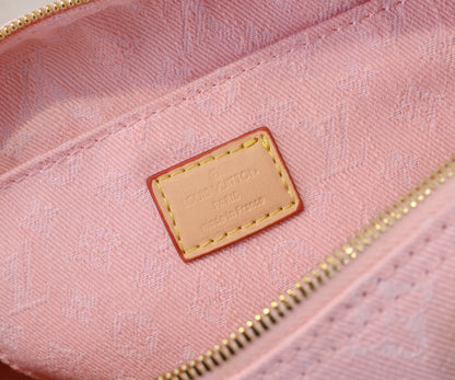 Top quality Pink denim Speedy 30