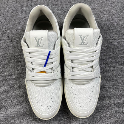 1:1 LV Beige Trainer Couple Sneakers