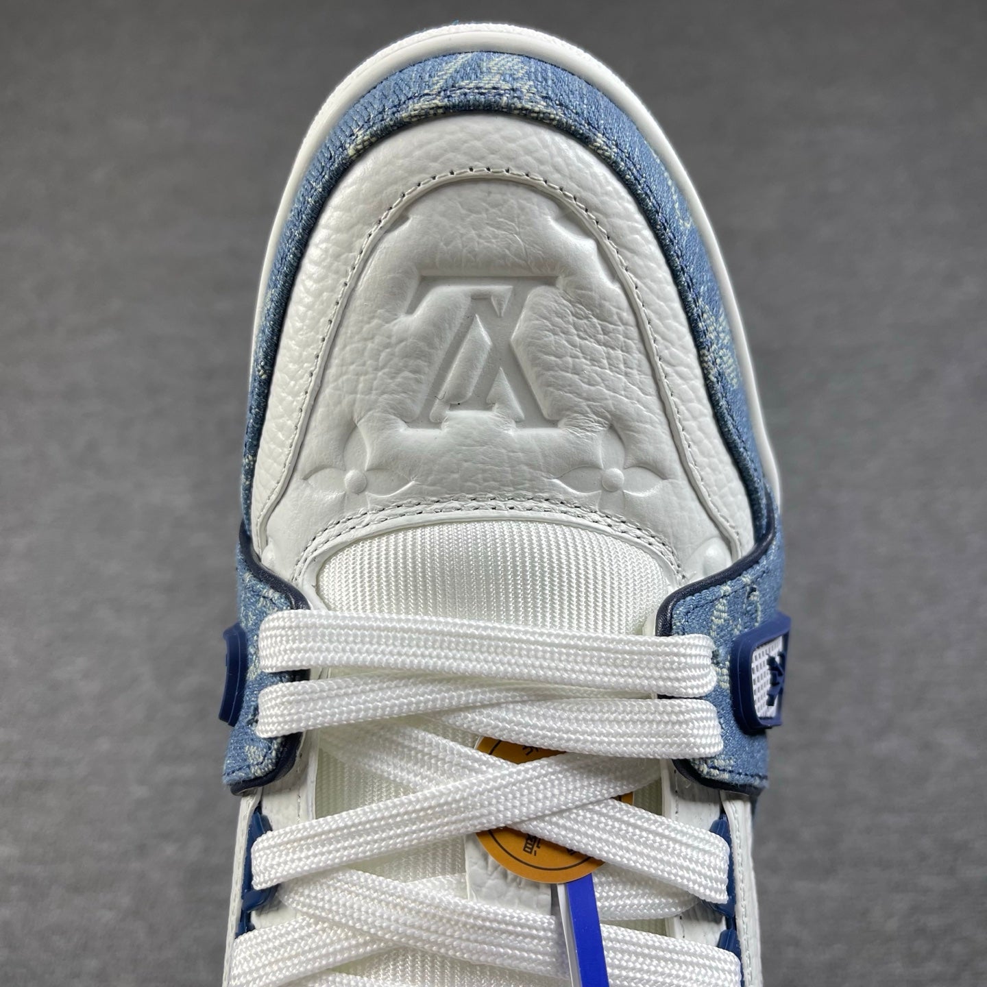 1:1 LV Blue Trainer Couple Sneakers