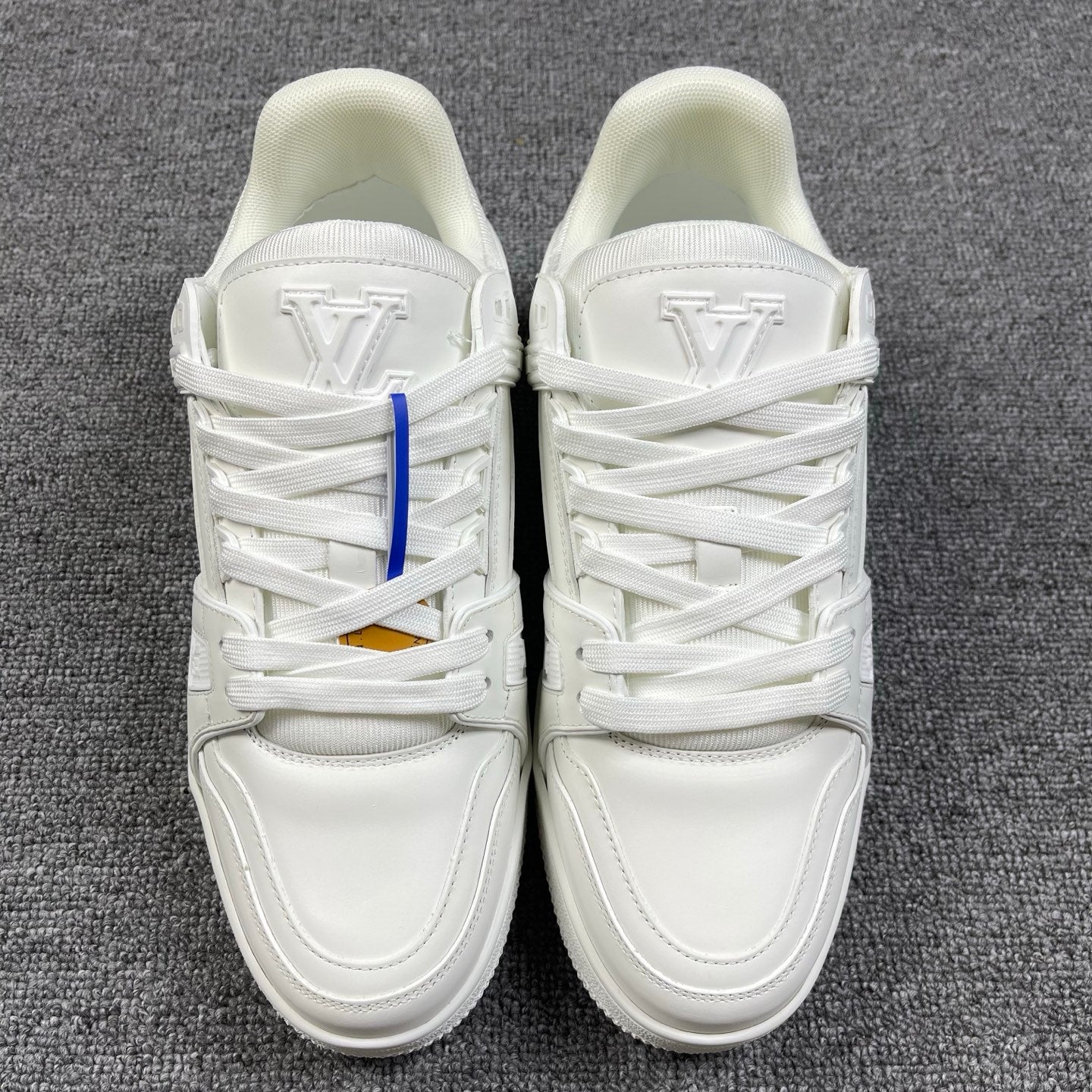 1:1 LV White Trainer Couple Sneakers