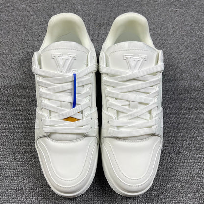 1:1 LV White Trainer Couple Sneakers