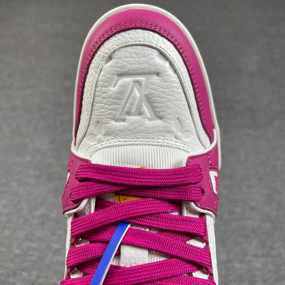 1:1 LV Purple Trainer Couple Sneakers