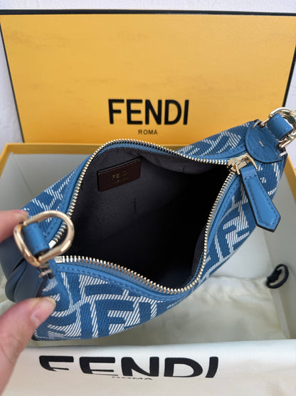 Original quality Denim blue Fendi lettering