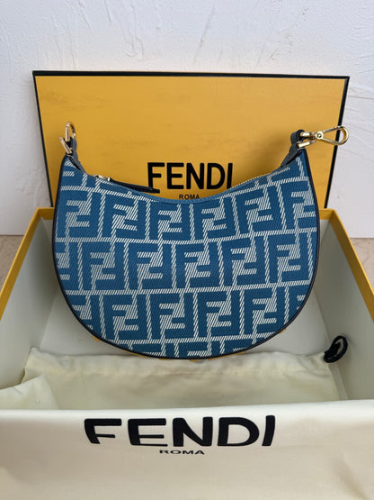 Original quality Denim blue Fendi lettering