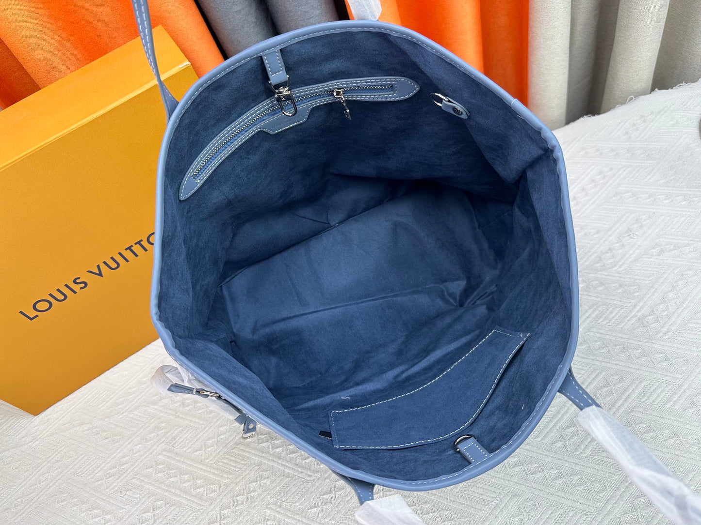 Original quality Denim monogram Neverfull MM