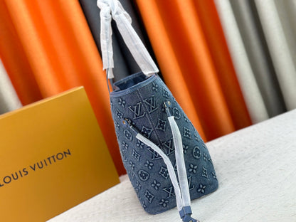Original quality Denim monogram Neverfull MM