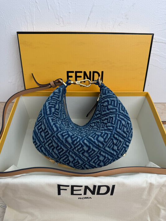 Original quality Denim blue lettering