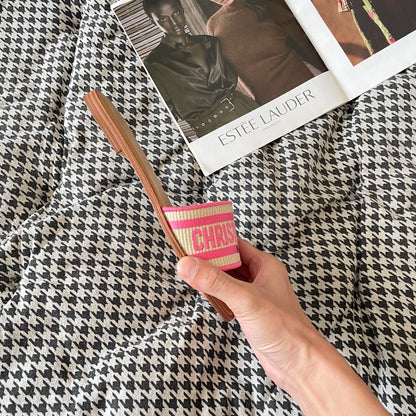 1:1 Dior embroidered flat sandals