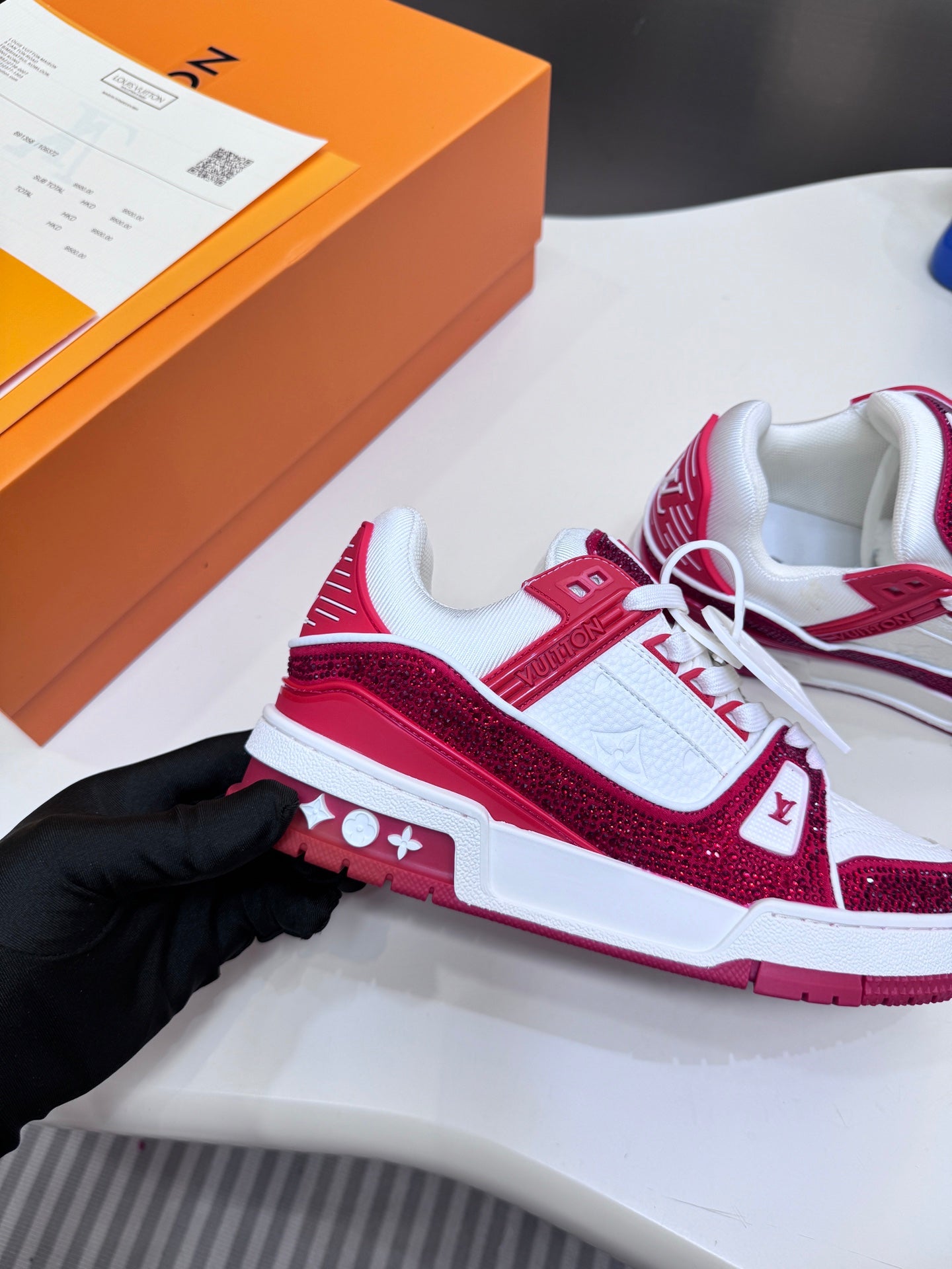 1:1 LV Red Sport Diamond Edition