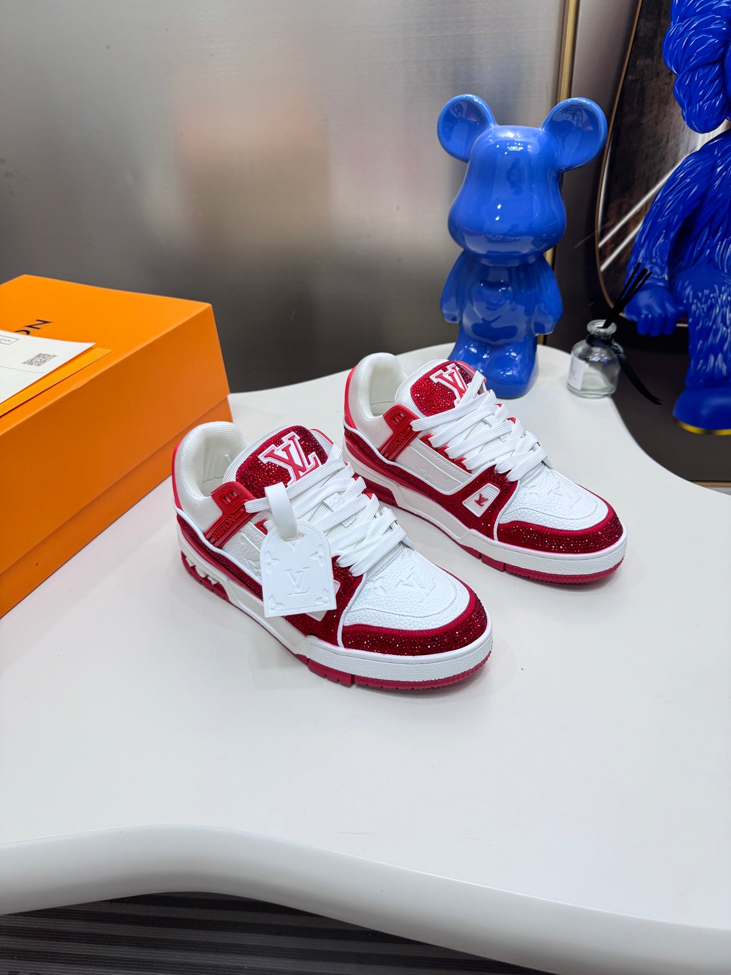 1:1 LV Red Sport Diamond Edition