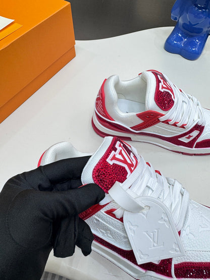 1:1 LV Red Sport Diamond Edition