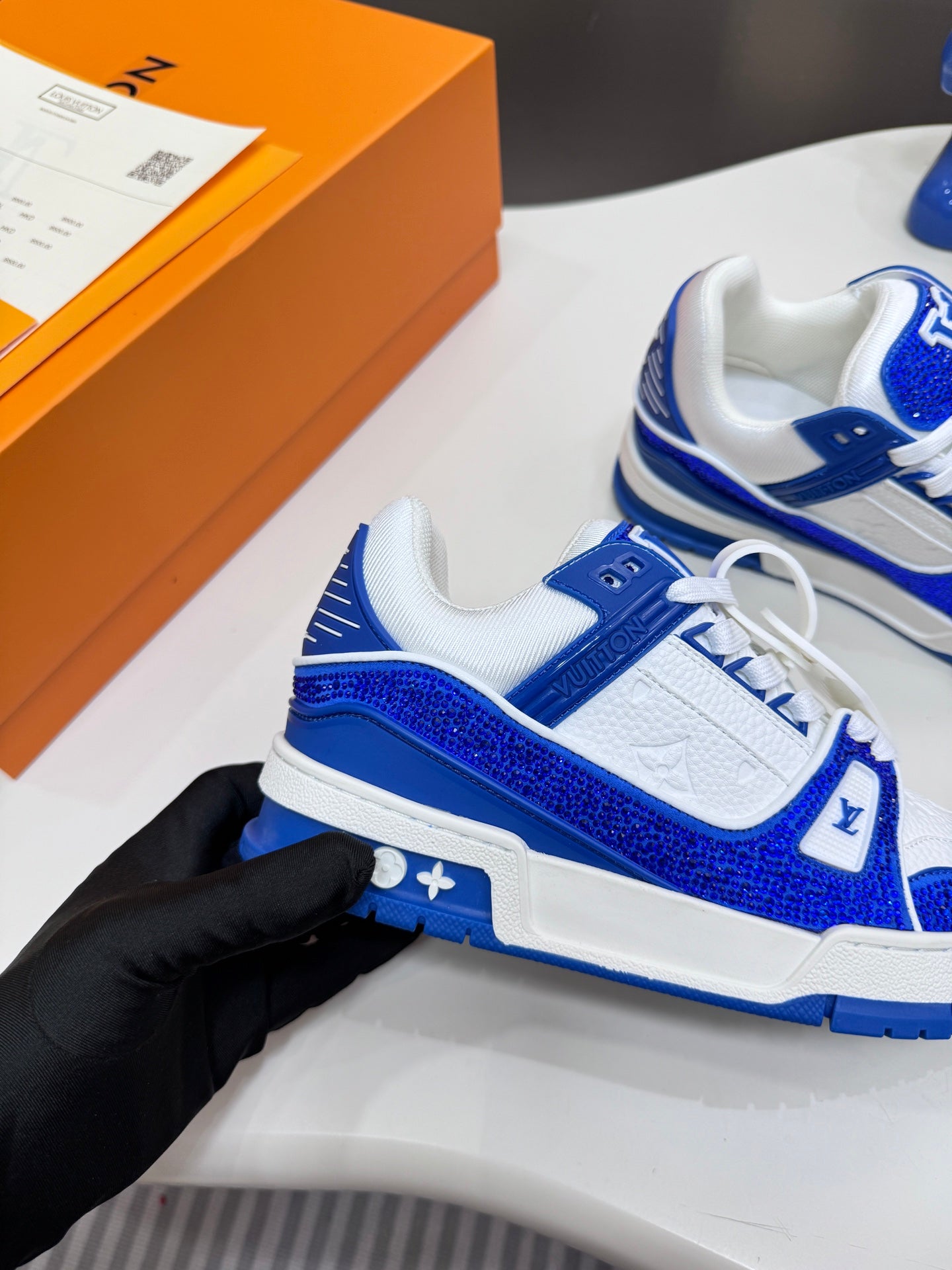 1:1 LV Blue Sport Diamond Edition