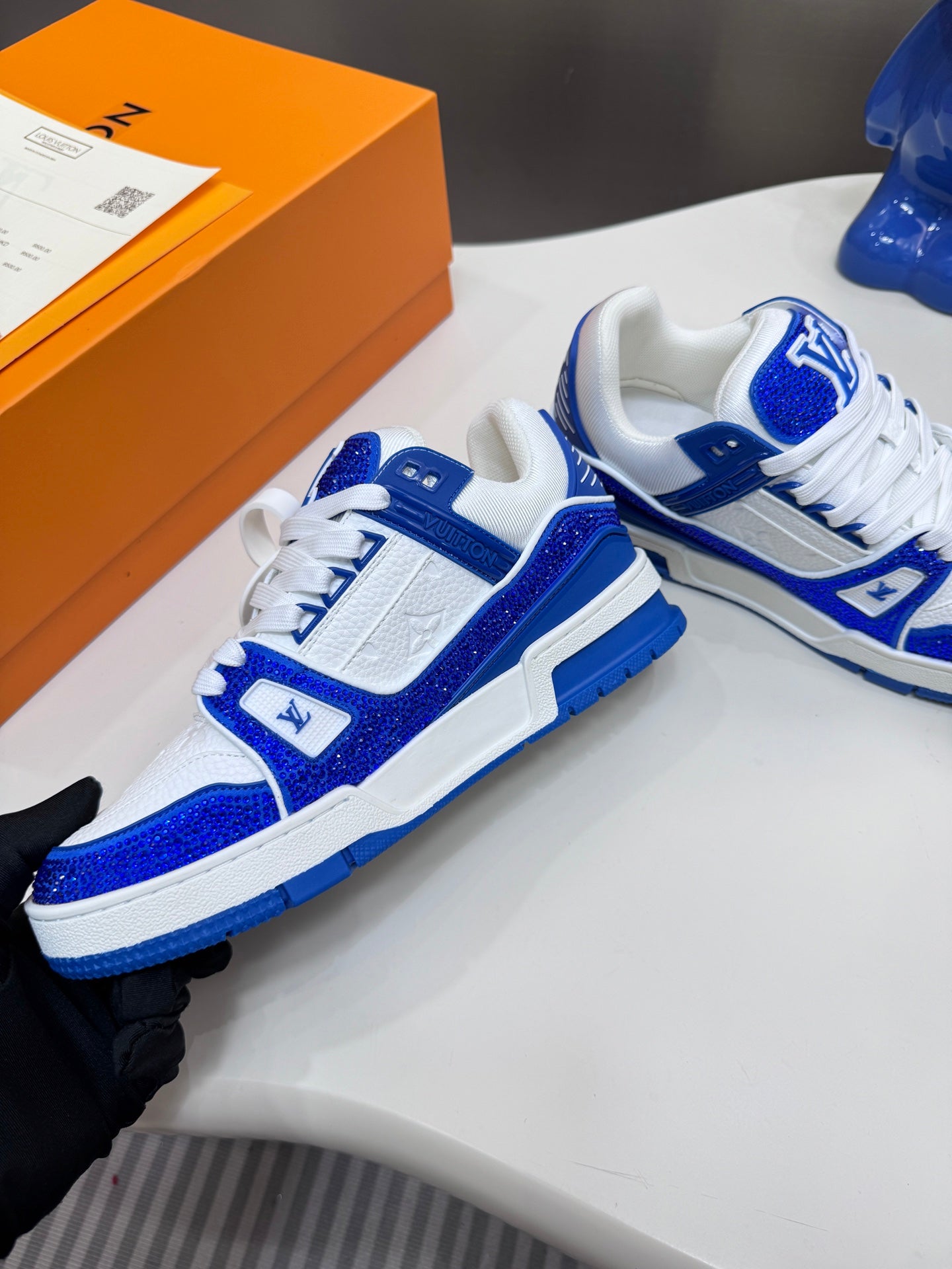 1:1 LV Blue Sport Diamond Edition