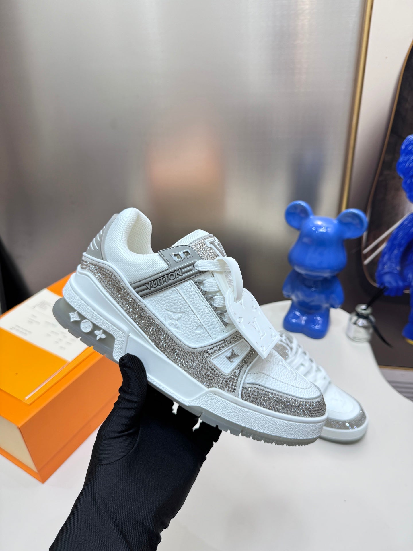 1:1 LV Grey Sport Diamond Edition