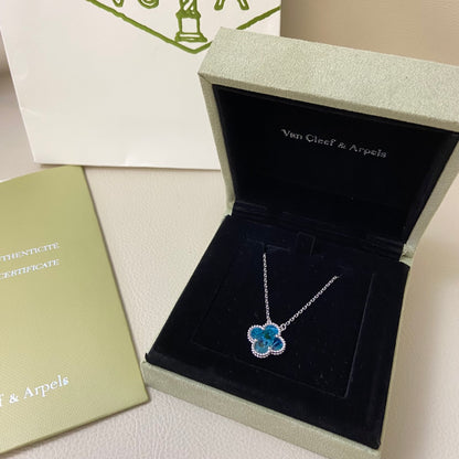 1:1 Van Cleef & Arpels Peter Green four-leaf clover necklace