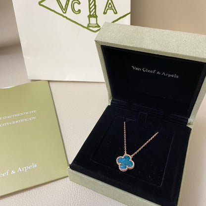 1:1 Van Cleef & Arpels Peter Green four-leaf clover necklace