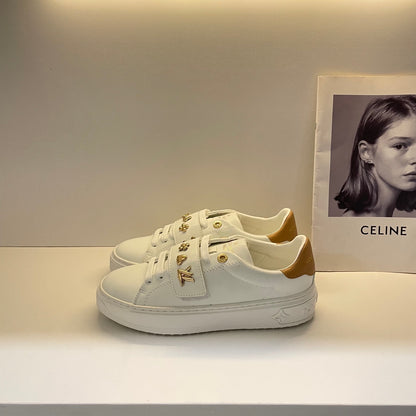 1:1 Lv White sneakers