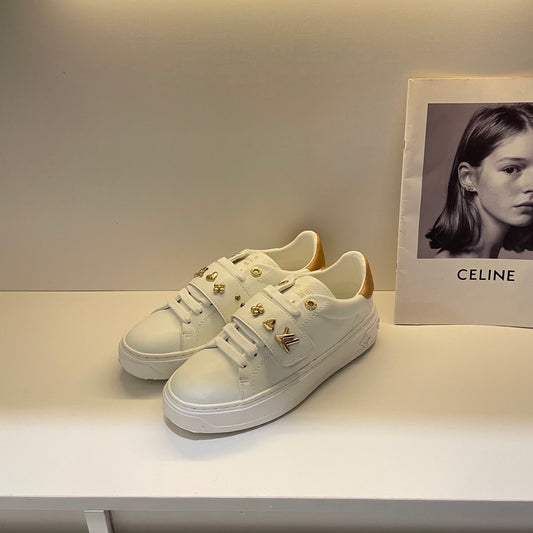 1:1 Lv White sneakers