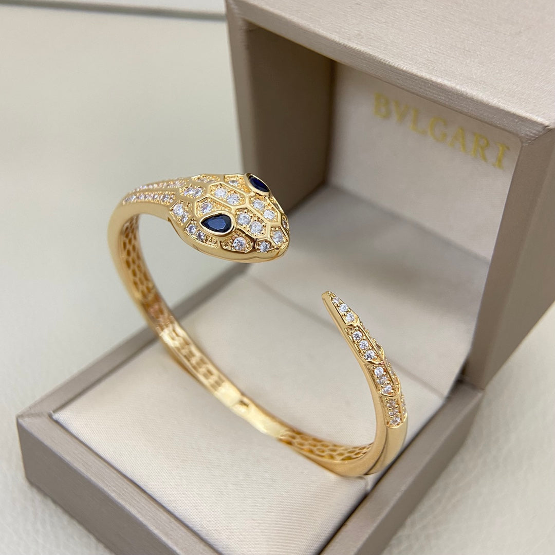 1:1 Bvlgari Blue Eye Serpent Bracelet