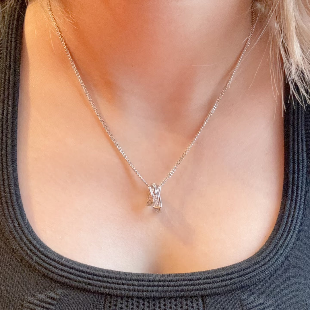 1:1 Hermès diamond leather belt necklace