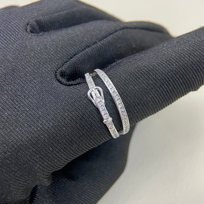 1:1 Hermès two-in-one leather belt ring