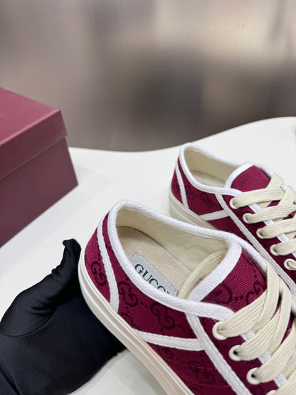 1:1 Gucci latest Lido series couple canvas Sneakers