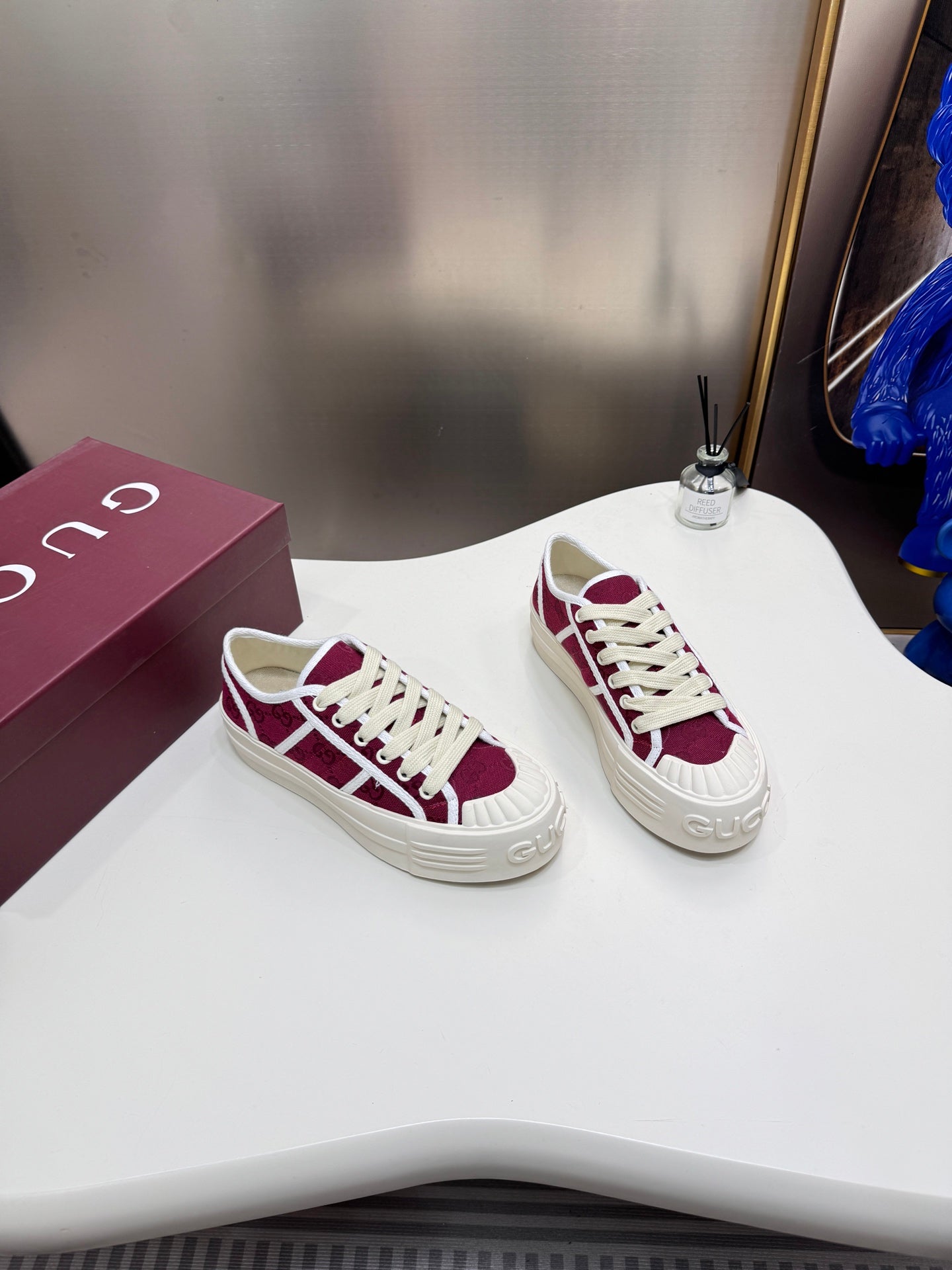 1:1 Gucci latest Lido series couple canvas Sneakers