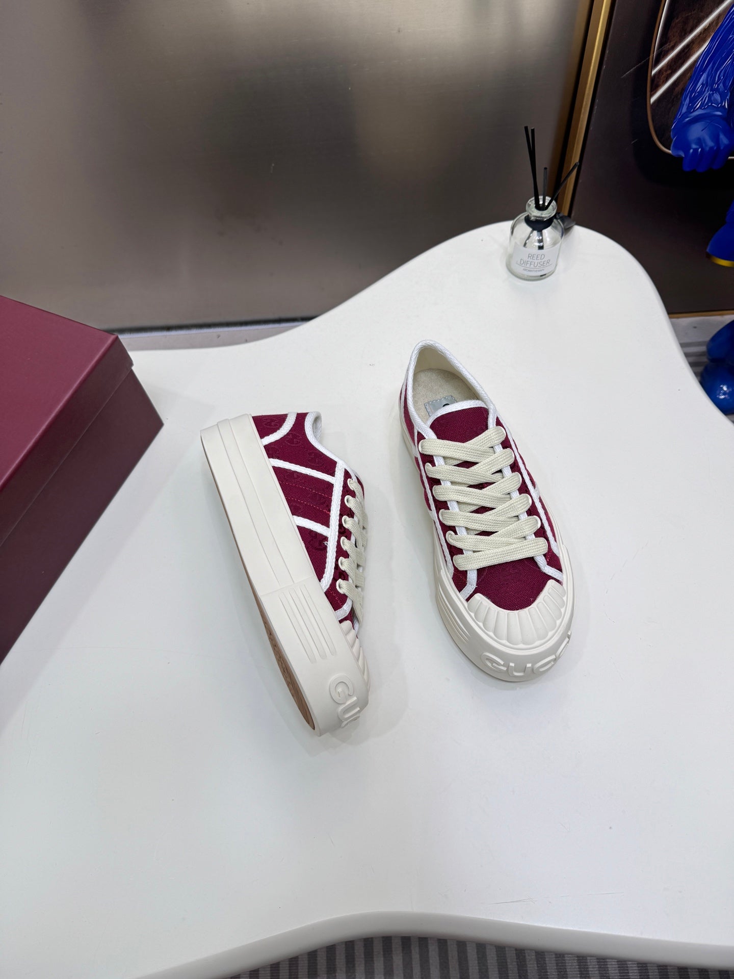 1:1 Gucci latest Lido series couple canvas Sneakers