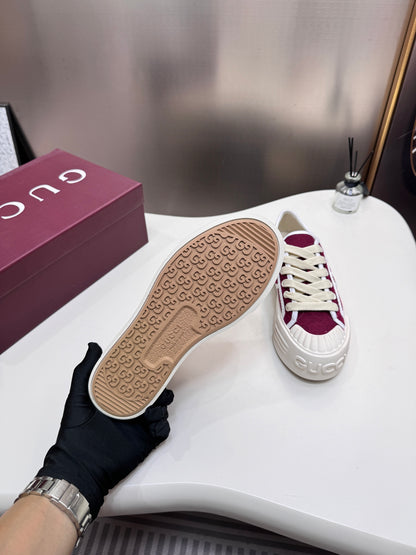1:1 Gucci latest Lido series couple canvas Sneakers