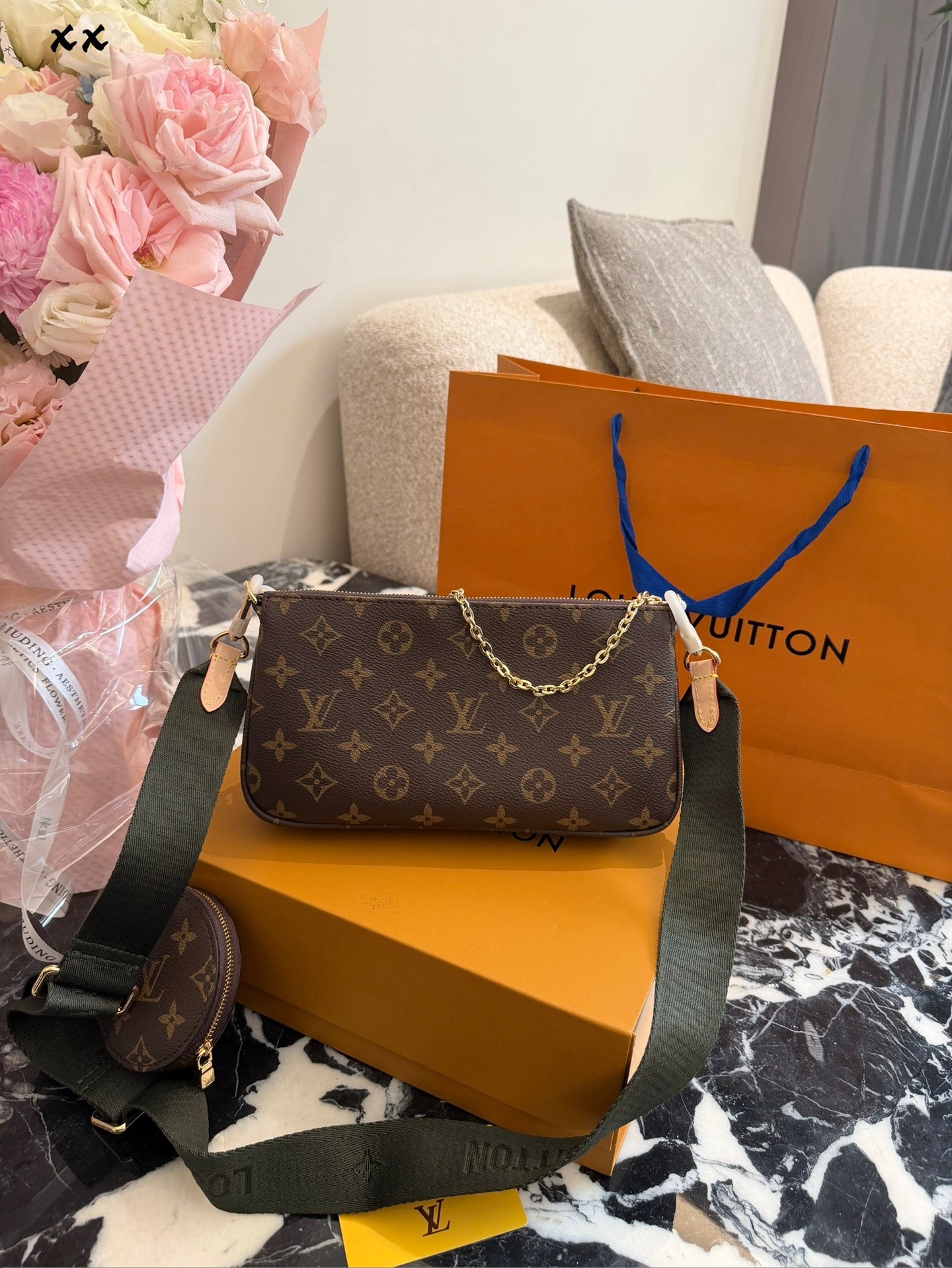 1:1 Monogram Multi Pochette