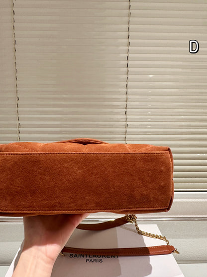 1:1 YSL Suede Loulou Puffer pillowcloud bag