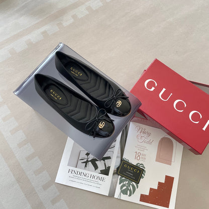 1:1 Gucci Double G Ballet Flats