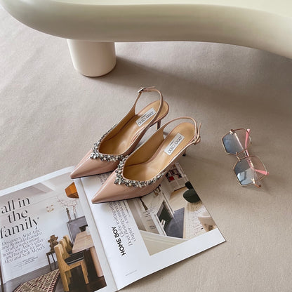 1:1 Jimmy Choo 2025 Limited Edition JC Rhinestone Sandals