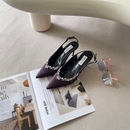 1:1 Jimmy Choo 2025 Limited Edition JC Rhinestone Sandals